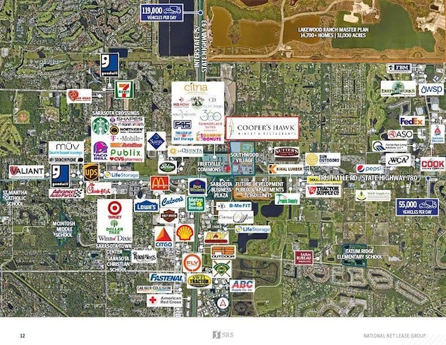 1047 Deer Hollow Way, Sarasota, FL 34232 - map