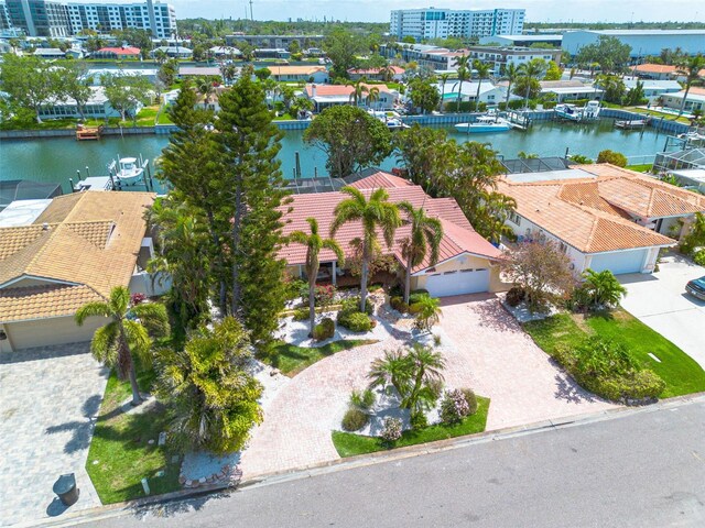 4490 38th Way S, Saint Petersburg, FL 33711 - drone / aerial view with a water view