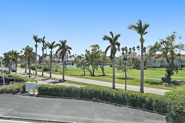 6191 Bahia Del Mar Blvd Unit 204, Saint Petersburg, FL 33715 - view of property's community with a water view and a lawn