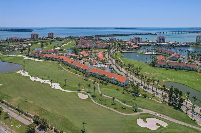 6191 Bahia Del Mar Blvd Unit 204, Saint Petersburg, FL 33715 - birds eye view of property with a water view and golf course view