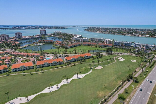 6191 Bahia Del Mar Blvd Unit 204, Saint Petersburg, FL 33715 - bird's eye view with a water view