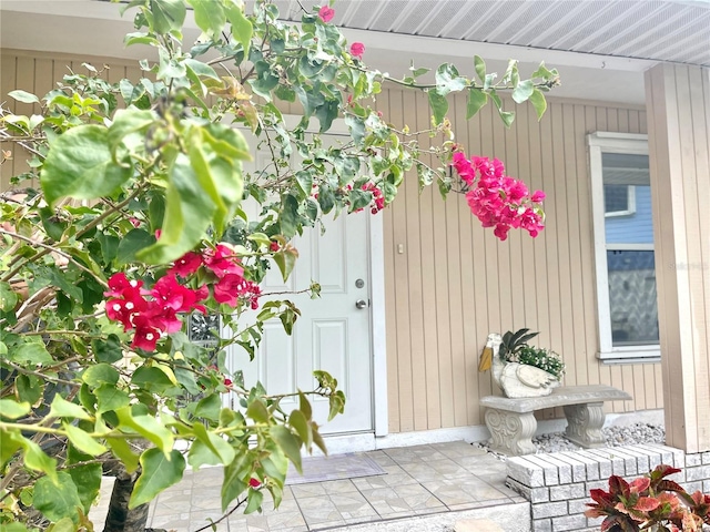 view of entrance to property