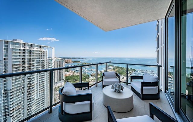 301 1st St S Unit 3004, Saint Petersburg, FL 33701 - balcony with a water view and a view of city