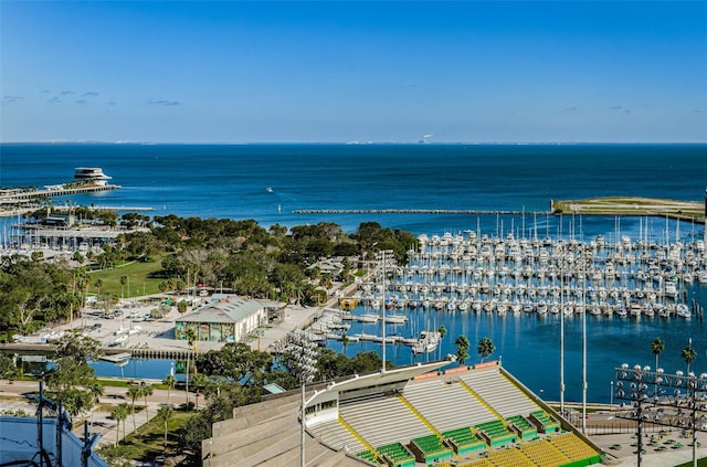 301 1st St S Unit 3004, Saint Petersburg, FL 33701 - aerial view featuring a water view