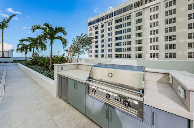 301 1st St S Unit 3004, Saint Petersburg, FL 33701 - view of patio featuring an outdoor kitchen