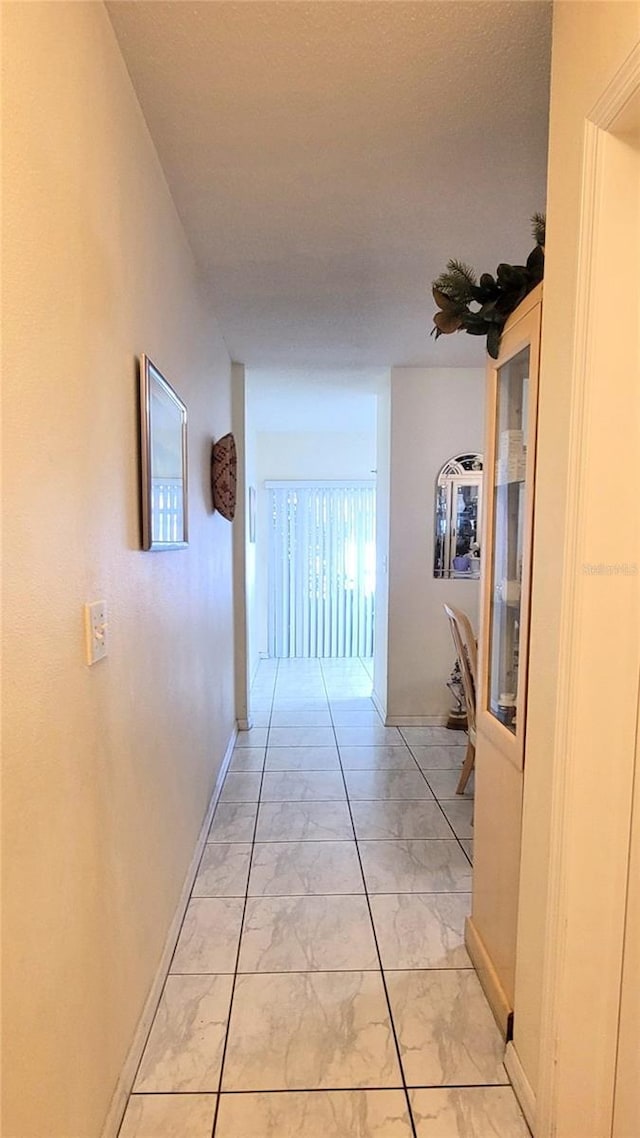 2213 Fluorshire Dr, Brandon, FL 33511 - corridor with light marble finish flooring