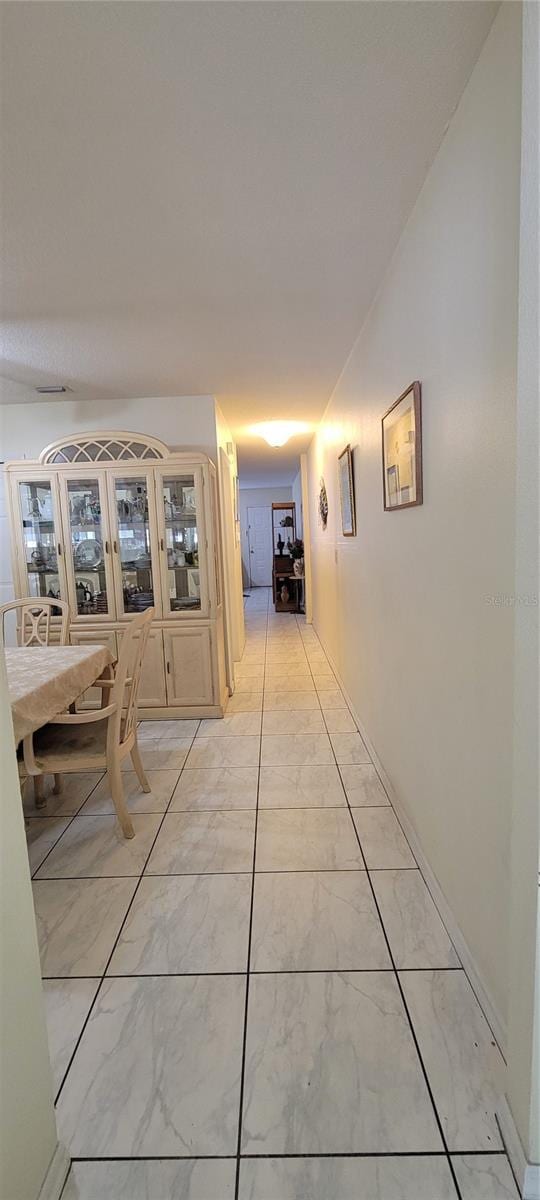 2213 Fluorshire Dr, Brandon, FL 33511 - corridor featuring light marble finish floors