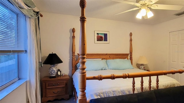 2213 Fluorshire Dr, Brandon, FL 33511 - bedroom with a ceiling fan