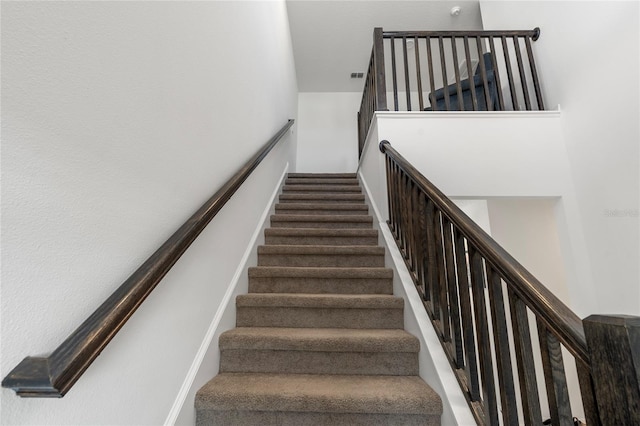 view of stairs