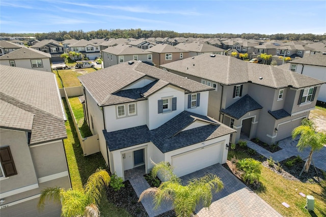 drone / aerial view featuring a residential view