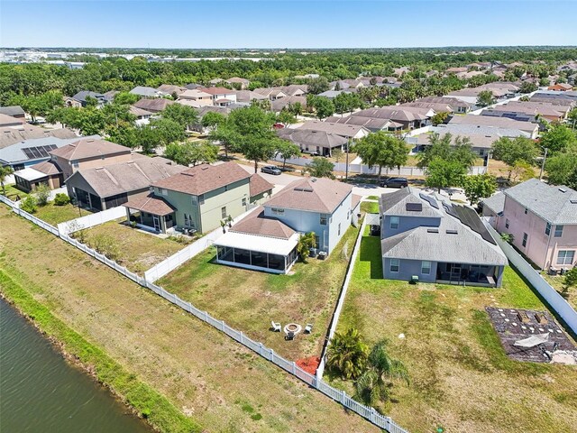 7207 Forest Mere Dr, Riverview, FL 33578 - aerial perspective of suburban area with a large body of water