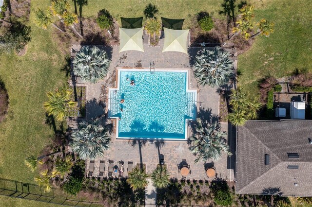 10101 Mangrove Well Rd, Ruskin, FL 33573 - birds eye view of property