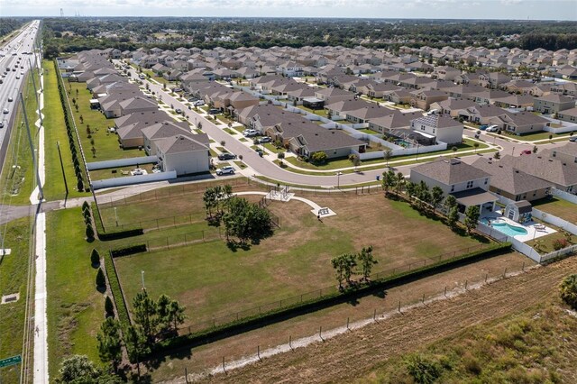 10101 Mangrove Well Rd, Ruskin, FL 33573 - birds eye view of property with a residential view