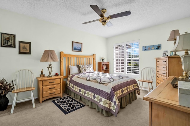 4819 Boonesboro Ct, New Port Richey, FL 34655 - bedroom featuring light colored carpet and a textured ceiling