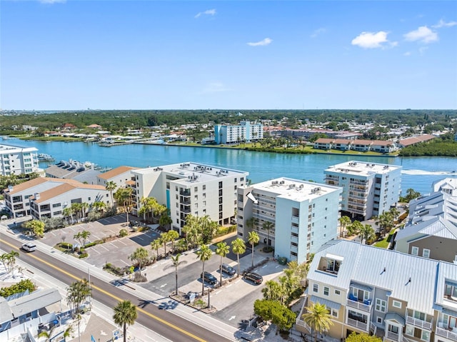 19925 Gulf Blvd Unit 402, Indian Shores, FL 33785 - birds eye view of property featuring a water view