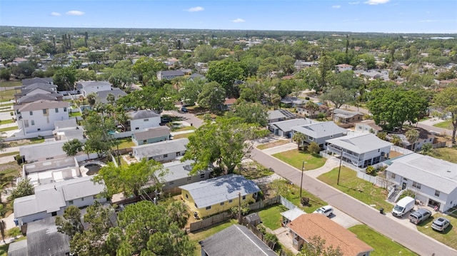 bird's eye view featuring a residential view