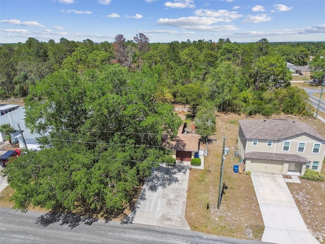 11383 Pickford St, Spring Hill, FL 34609 - birds eye view of property featuring a view of trees