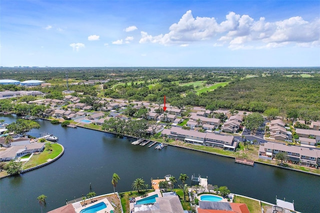 6490 Cape Hatteras Way NE Unit 4, Saint Petersburg, FL 33702 - aerial view featuring a residential view