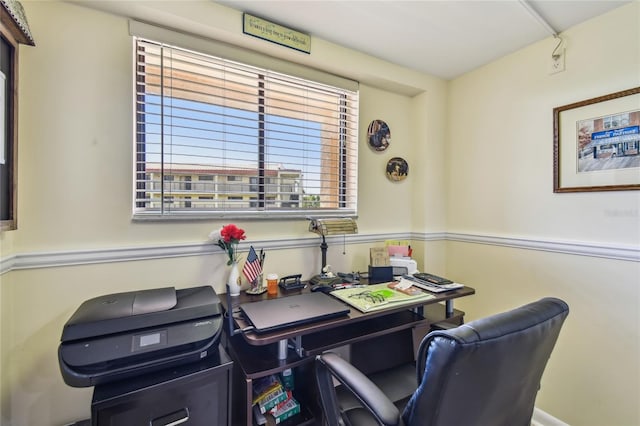 view of office