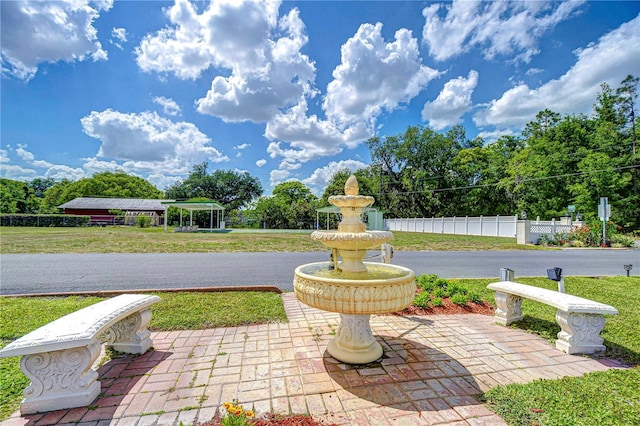 view of patio / terrace with fence