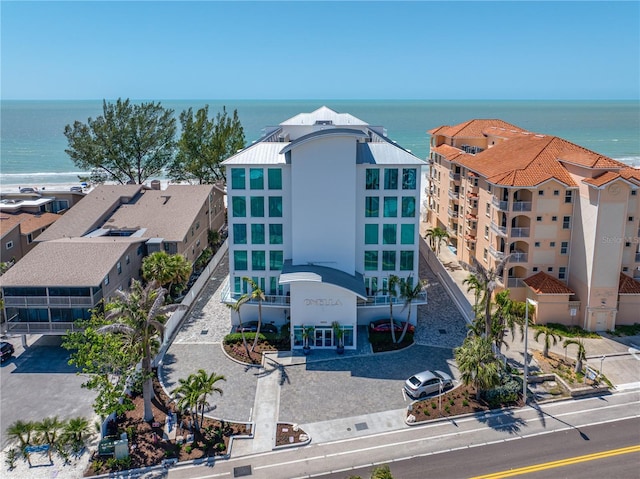 19816 Gulf Blvd Unit 602, Indian Shores, FL 33785 - birds eye view of property with a water view