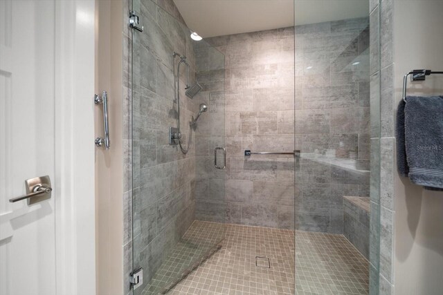 145 Belleview Blvd Unit 201, Belleair, FL 33756 - bathroom featuring a shower stall