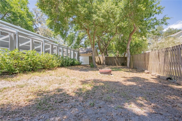 1916 River Crossing Dr, Valrico, FL 33596 - view of yard with a fenced backyard