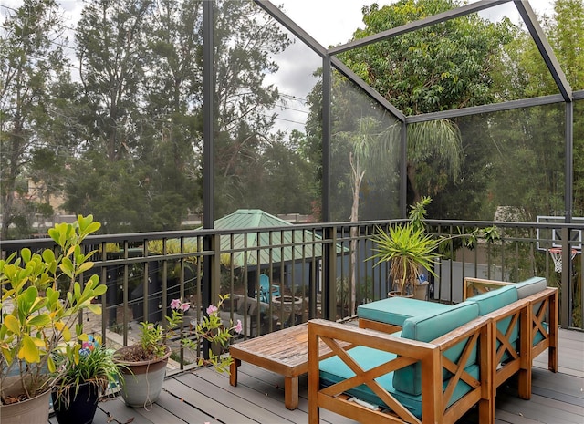view of deck