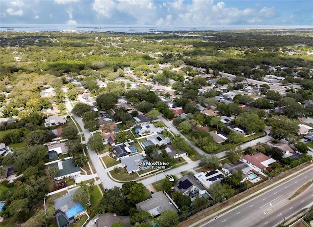 birds eye view of property featuring a residential view