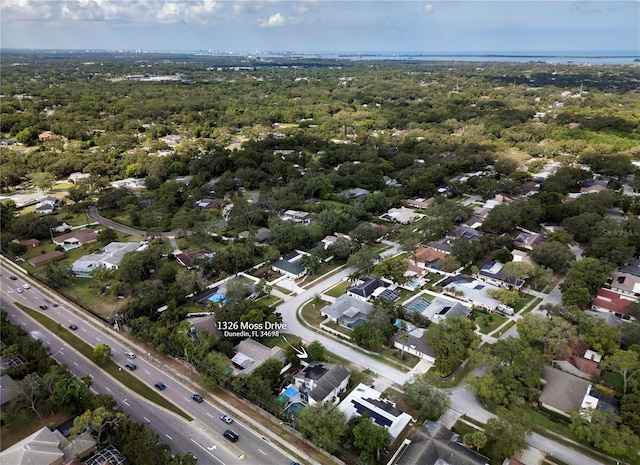 drone / aerial view featuring a residential view