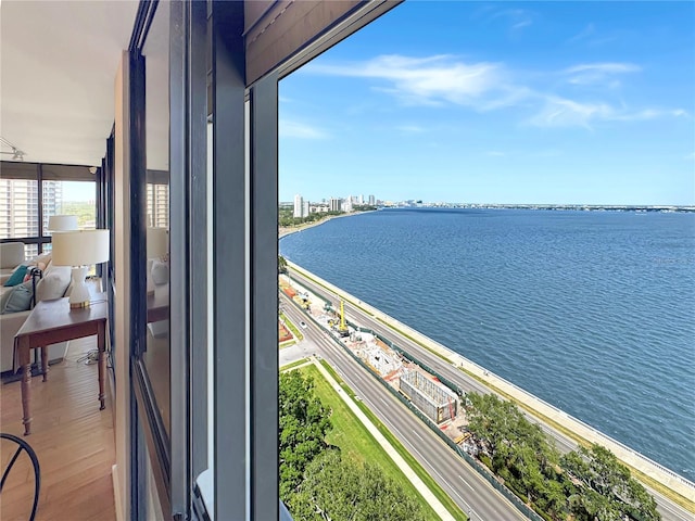 property view of water