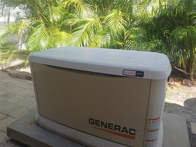 details featuring a power unit