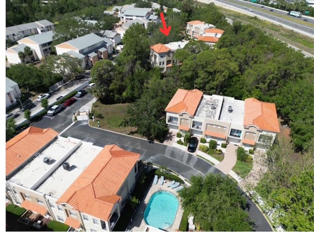 805 100th Ave N, Saint Petersburg, FL 33702 - birds eye view of property with a residential view