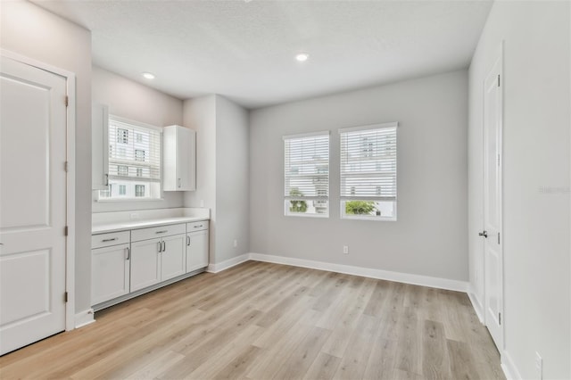 445 31st Way N, Saint Petersburg, FL 33713 - interior space with recessed lighting, baseboards, and light wood-type flooring
