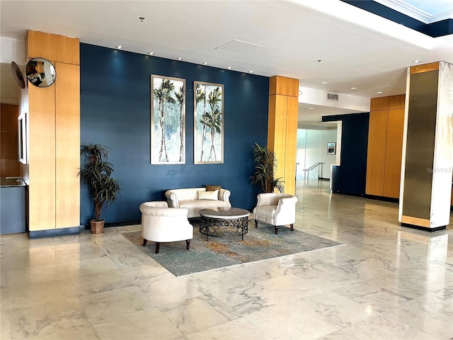 common area with visible vents