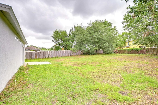 538 Summer Sails Dr, Valrico, FL 33594 - view of yard with a fenced backyard