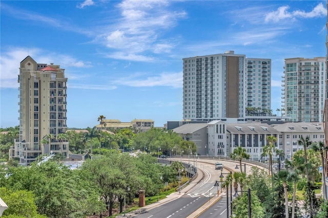 exterior space featuring a city view