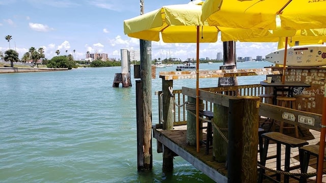 1500 Sunset Rd Unit C7, Tarpon Springs, FL 34689 - dock area with a water view