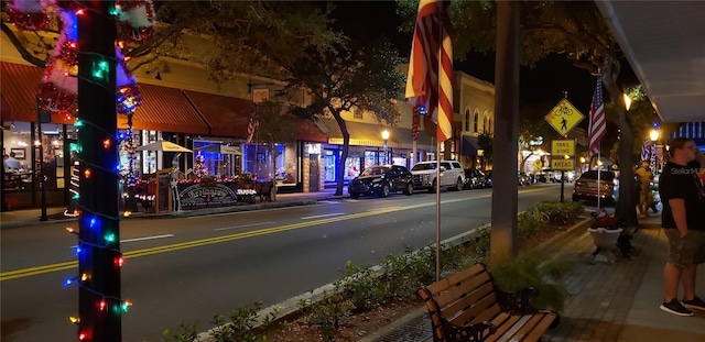 1500 Sunset Rd Unit C7, Tarpon Springs, FL 34689 - view of asphalt road with sidewalks, street lighting, and curbs