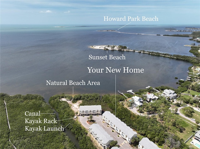 1500 Sunset Rd Unit C7, Tarpon Springs, FL 34689 - aerial view of a nearby body of water