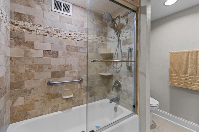 220 Belleview Blvd Unit 104, Belleair, FL 33756 - bathroom featuring enclosed tub / shower combo and tile patterned flooring