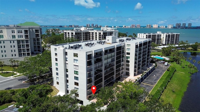 220 Belleview Blvd Unit 104, Belleair, FL 33756 - view of urban area with apartment complex / building and a large body of water