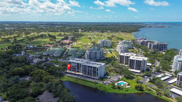 220 Belleview Blvd Unit 104, Belleair, FL 33756 - bird's eye view of a nearby body of water