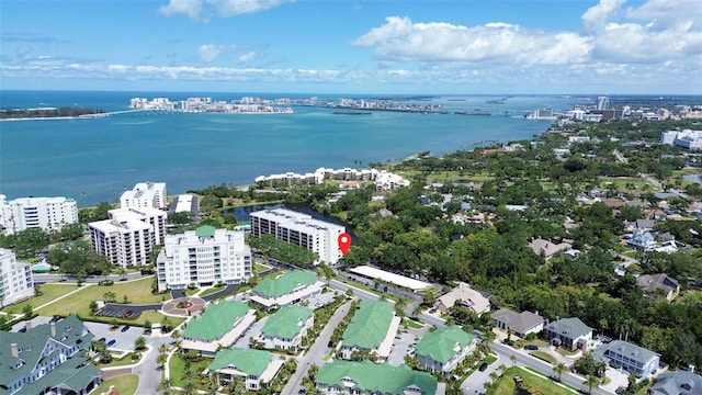 220 Belleview Blvd Unit 104, Belleair, FL 33756 - aerial overview of property's location featuring a large body of water