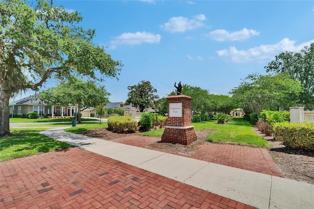 20537 Lace Cascade Rd, Land O Lakes, FL 34637 - view of property's community with a lawn
