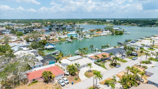 7889 3rd Ave S, Saint Petersburg, FL 33707 - aerial perspective of suburban area with a nearby body of water