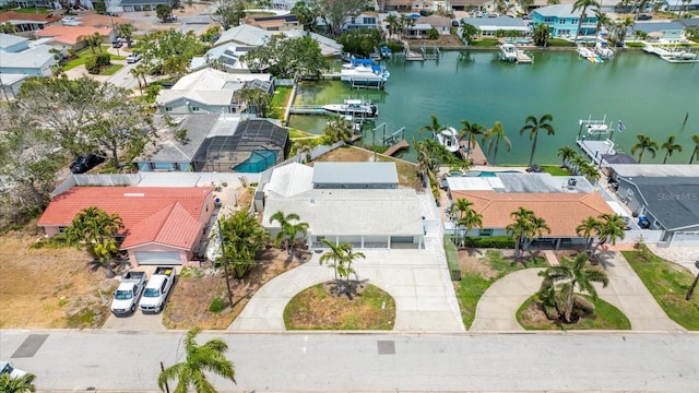 7889 3rd Ave S, Saint Petersburg, FL 33707 - aerial perspective of suburban area featuring a nearby body of water