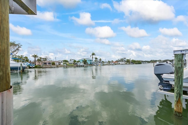 7889 3rd Ave S, Saint Petersburg, FL 33707 - water view featuring a dock