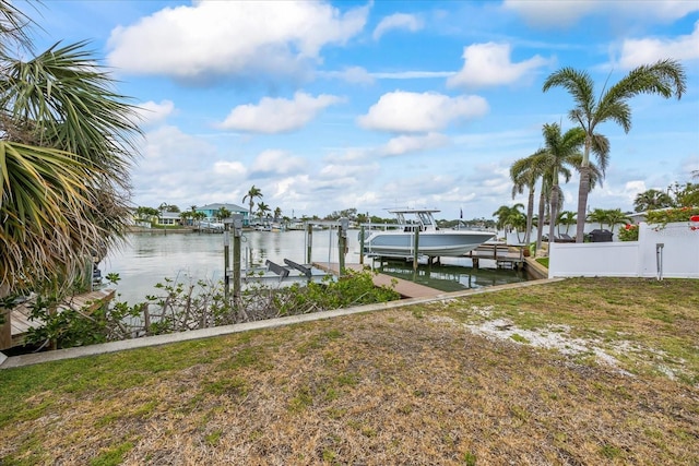 7889 3rd Ave S, Saint Petersburg, FL 33707 - dock with boat lift and a water view