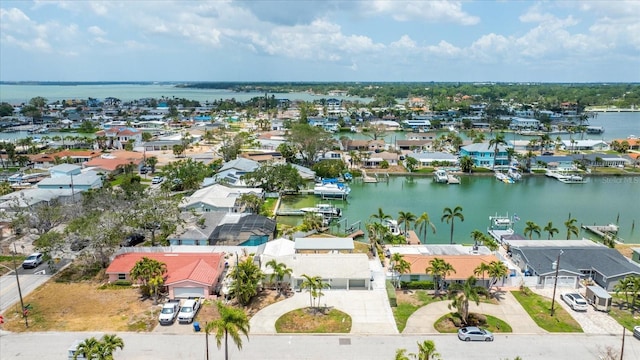 7889 3rd Ave S, Saint Petersburg, FL 33707 - aerial perspective of suburban area with a nearby body of water